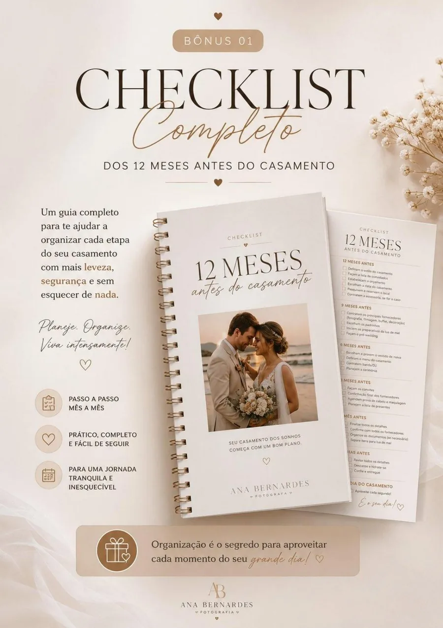 Checklist completo dos 12 meses