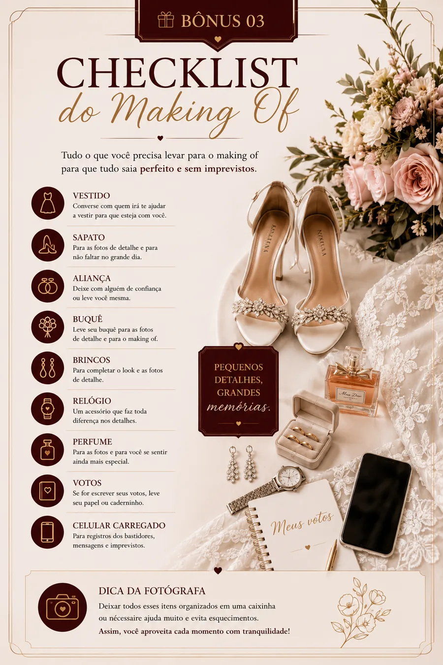 Checklist do making of